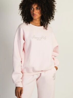 Princess Polly Light Pink Crewneck Sweatshirt size 6